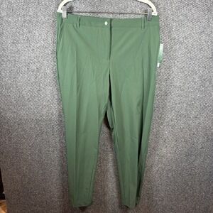 Fore All Player 4-way Stretch Pant Green Golf Pant NWT Women's Sz XL
